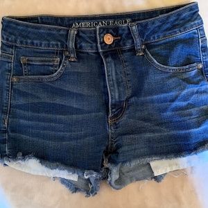 American Eagle Hi-Rise Shortie Shorts